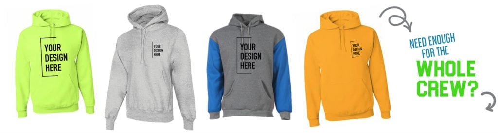 custom apparel through a custom screenprinter