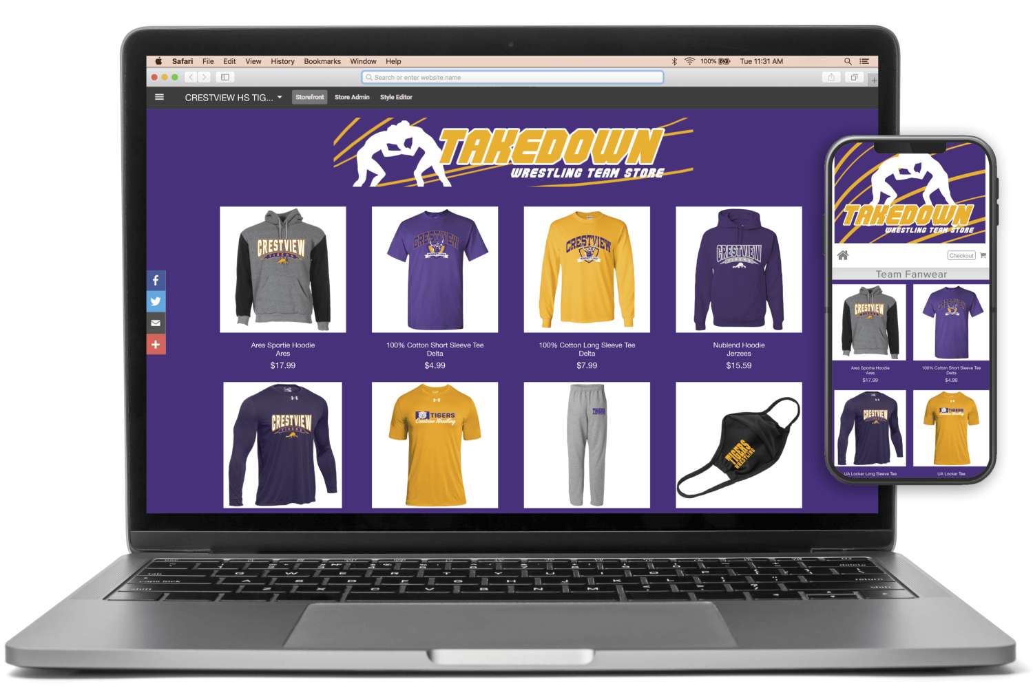 Wrestling Teamstore