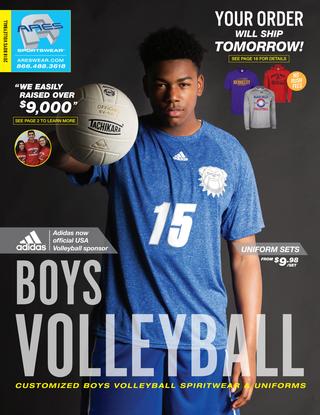 2018 Ares Sportswear Boys Volleyball Catalog