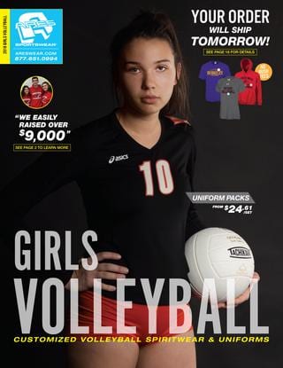 2018 Ares Sportswear Girls Volleyball Catalog