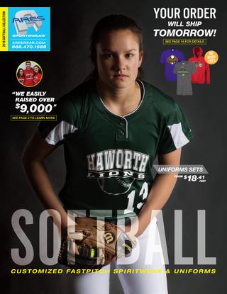 2018 Ares Sportswear Softball Catalog