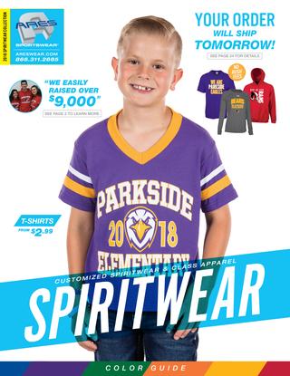 2018 Ares Sportswear Spiritwear Catalog