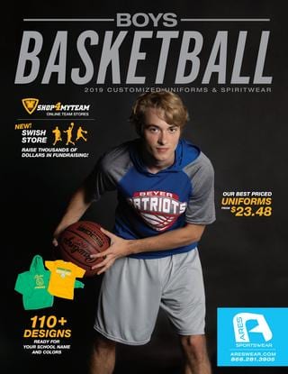 2019 Ares Sportswear Boys Basketball Catalog
