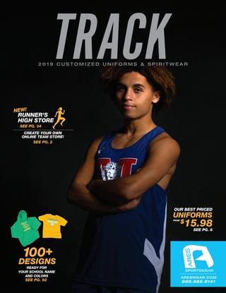 2019 Ares Sportswear Track Catalog