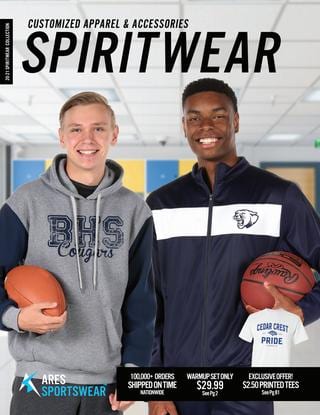 2020-21 Ares Sportswear Spiritwear Catalog