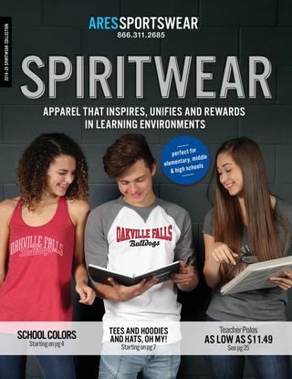 2020 Ares Sportswear Spiritwear Catalog