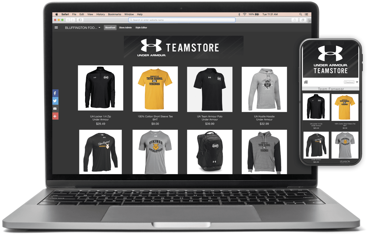 Under Armour Teamstore