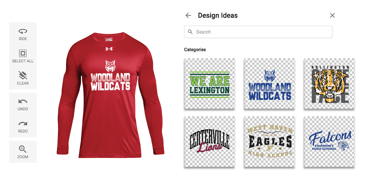 Under Armour Locker 2.0 Long Sleeve Tee Design Studio