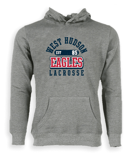 Est 85 West Hudson Eagles Lacrosse Hoodie