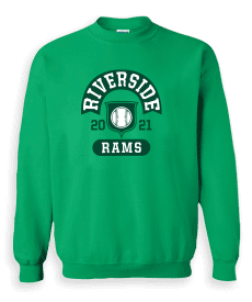2021 Riverside Rams Baseball Crewneck