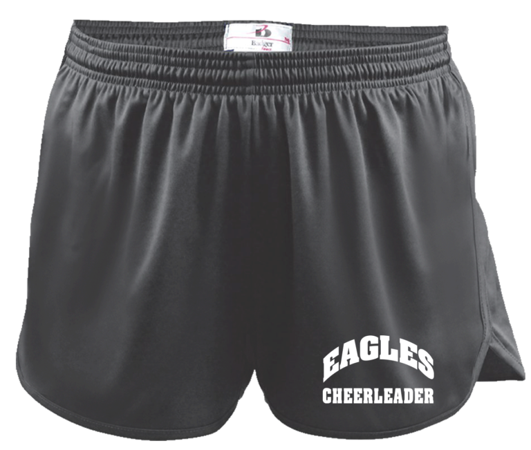 Badger Gray Shorts Eagles Cheerleading