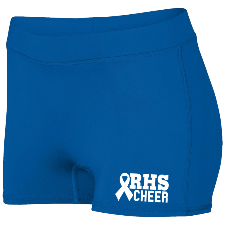 Spandex Shorts Blue RHS Cheer