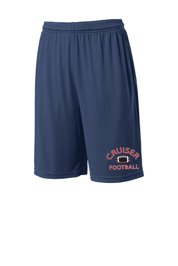 Cruiser Football Sport Tek Pocketed Shorts