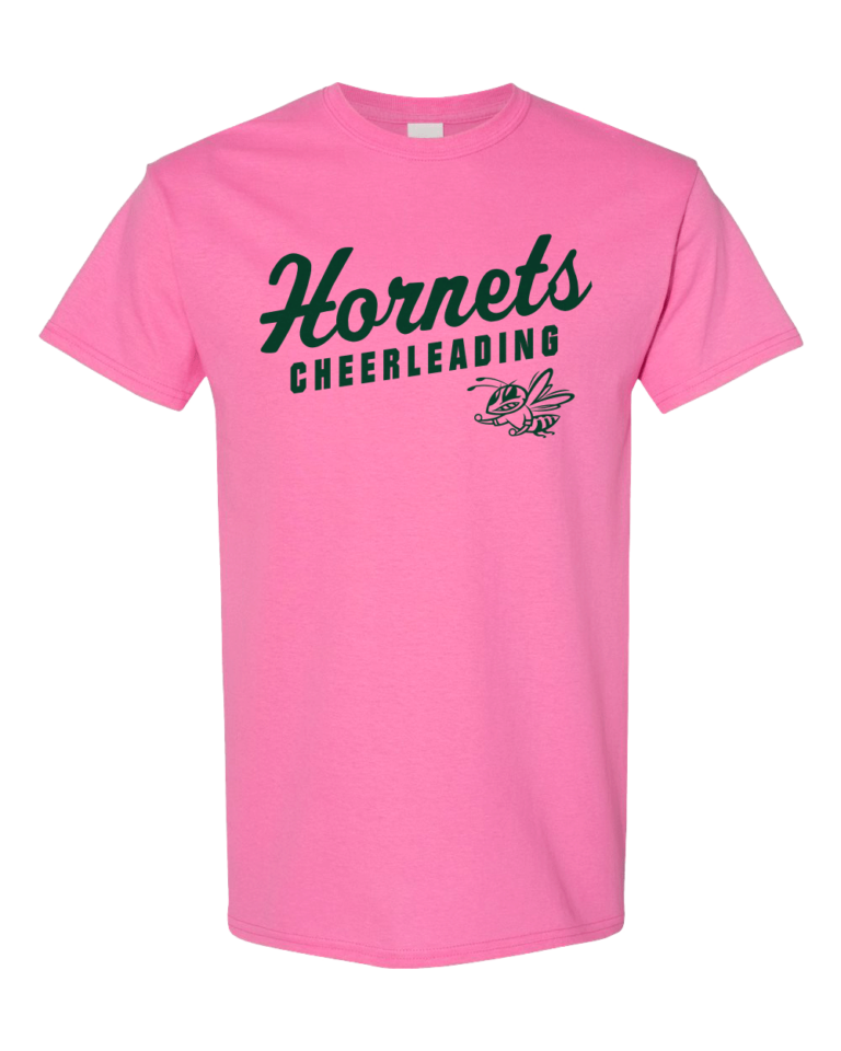 Cheer TShirt Gildan Pink Hornets Cheerleading