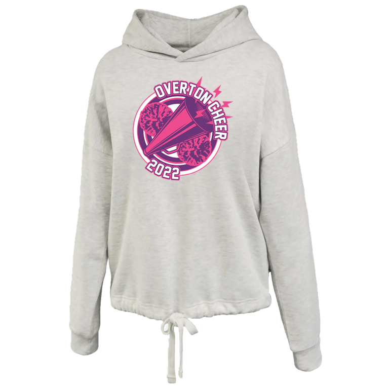 Varsity Relaxed Hoodie White Cheer Hoodie