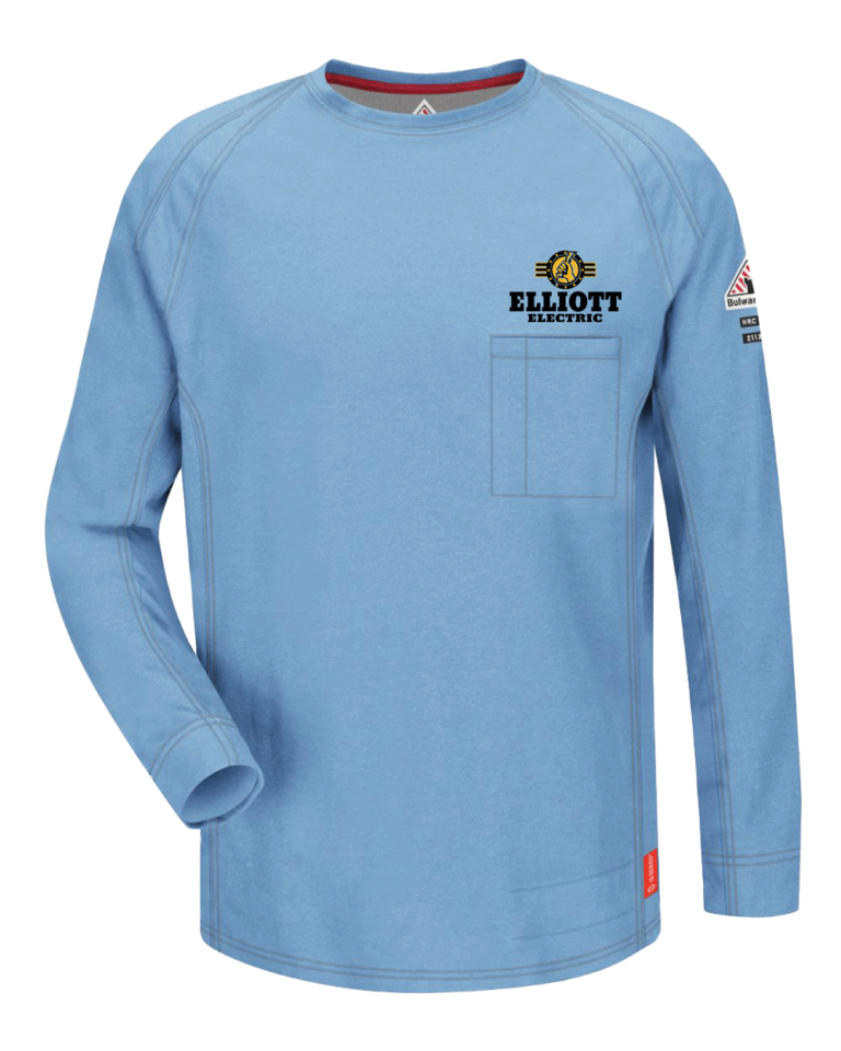 Light blue long sleeve t-shirts