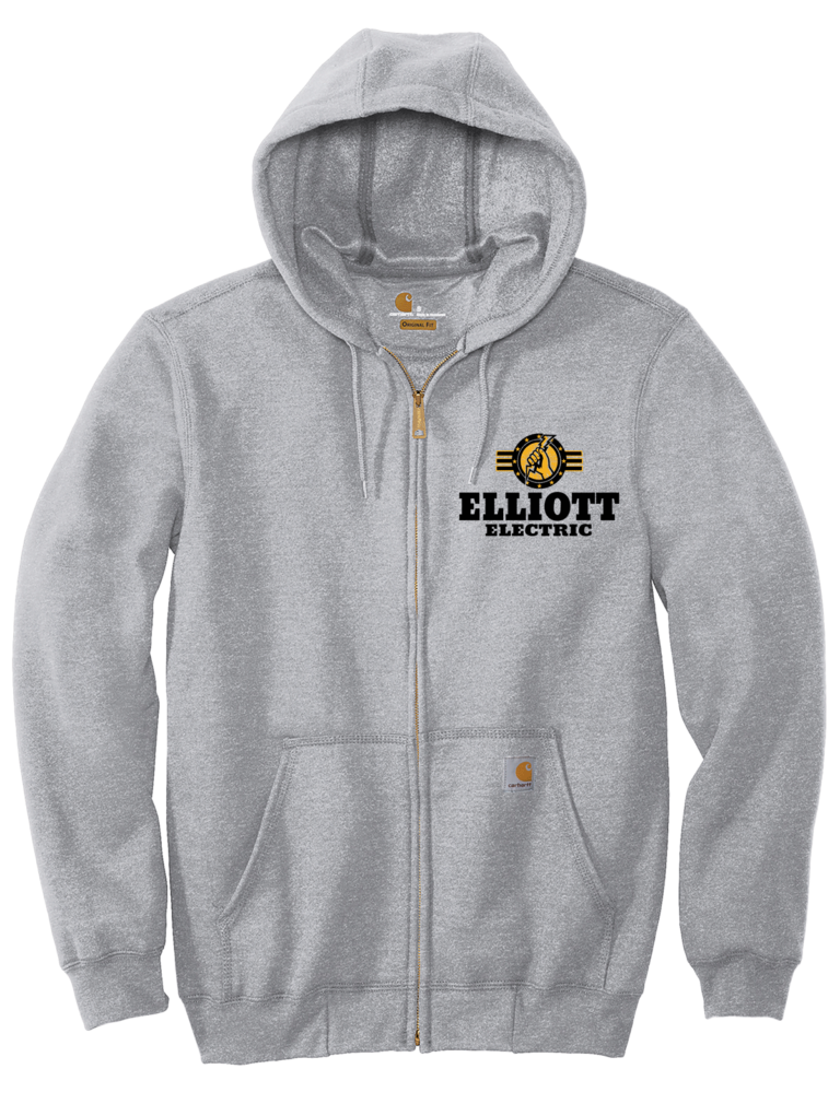 Carhartt Hoodie Gray Zip Up