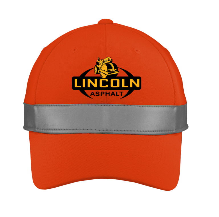 Cornerstone Work Hat Orange with Reflective Strip at Base