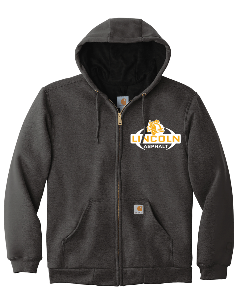 Black Zip Up Jacket Custom Sherpa Lined Carhartt Jackets