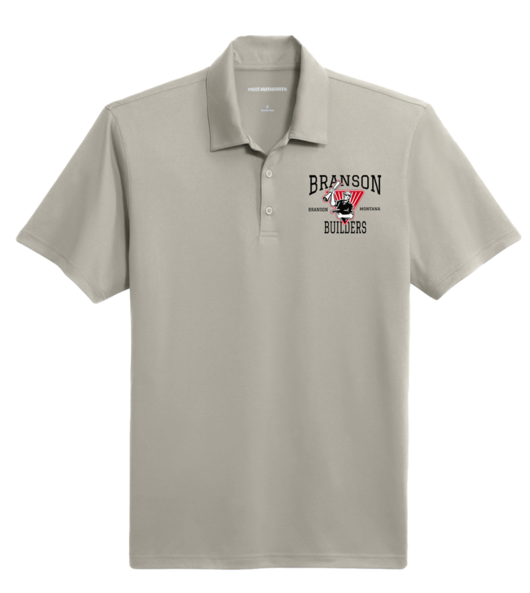 Gray polo from Port Authority