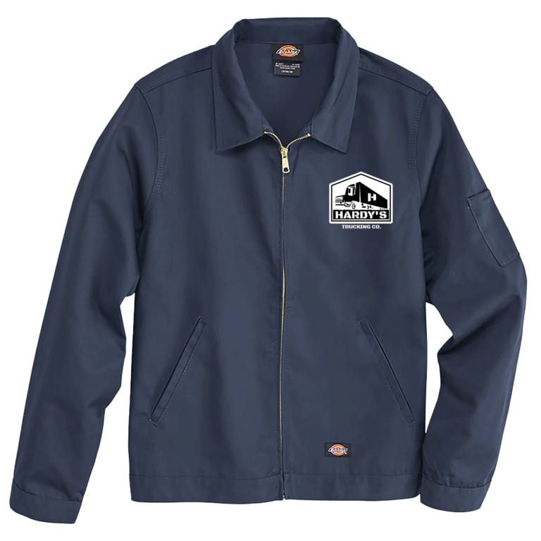 Navy zip up jacket with collar from Dickies jacket