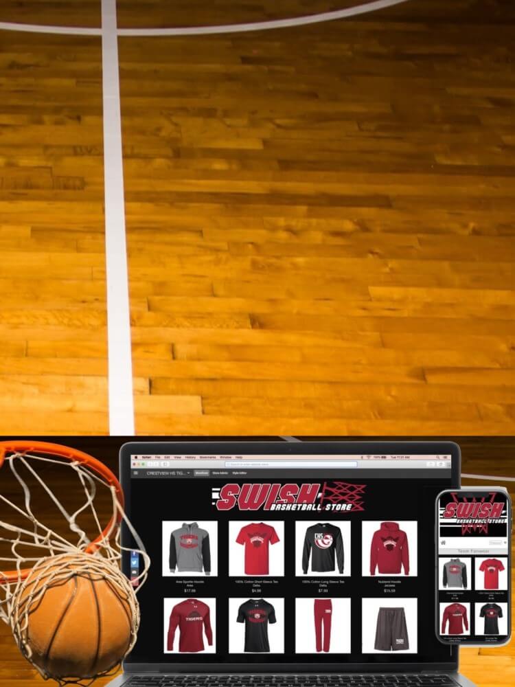 Basketball slider home mobile