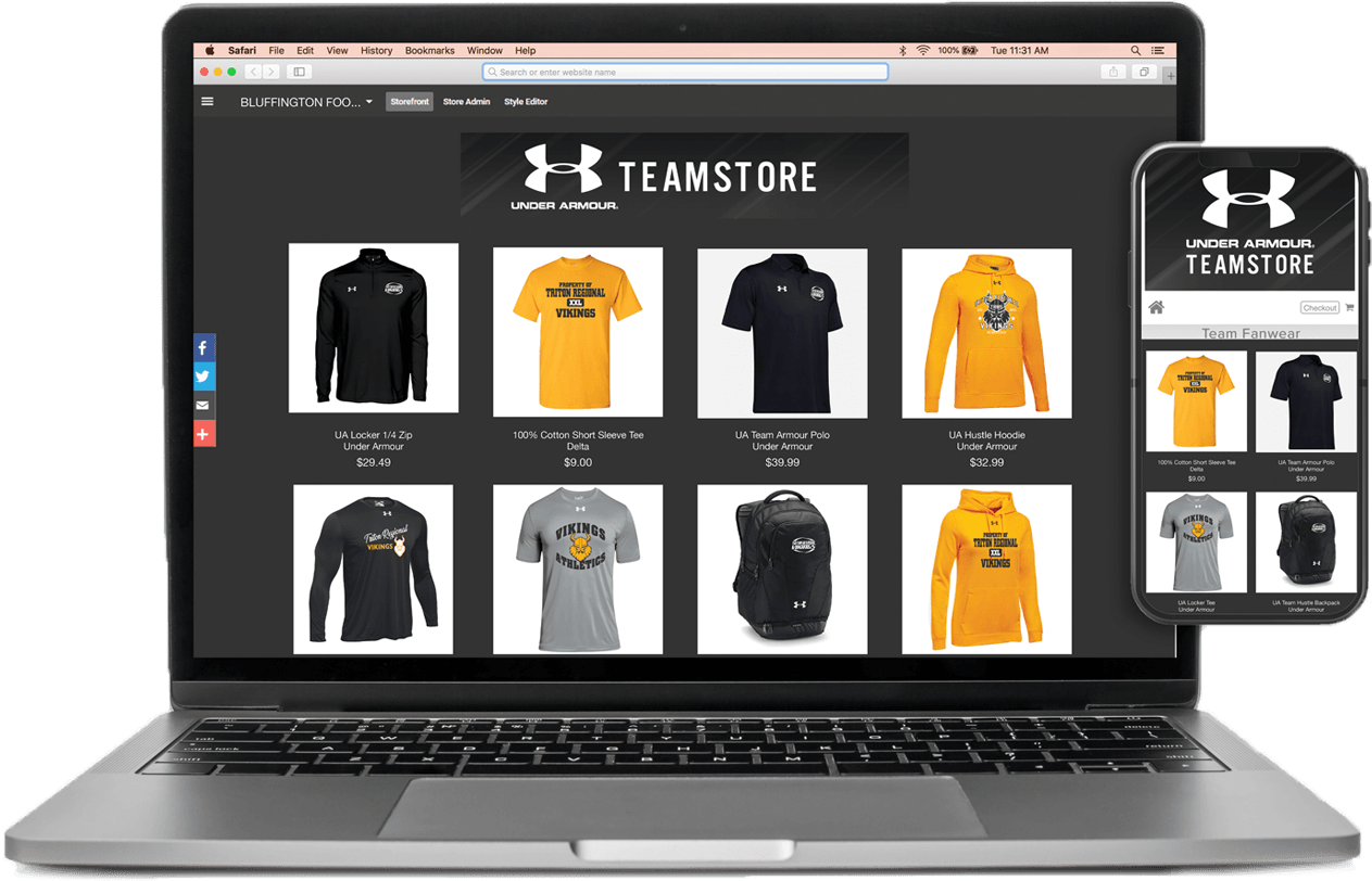 Under Armour Sublimated Uniforms ARES Sportswear