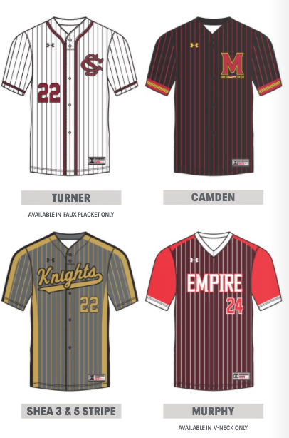 Under Armour Sublimated Baseball Jerseys