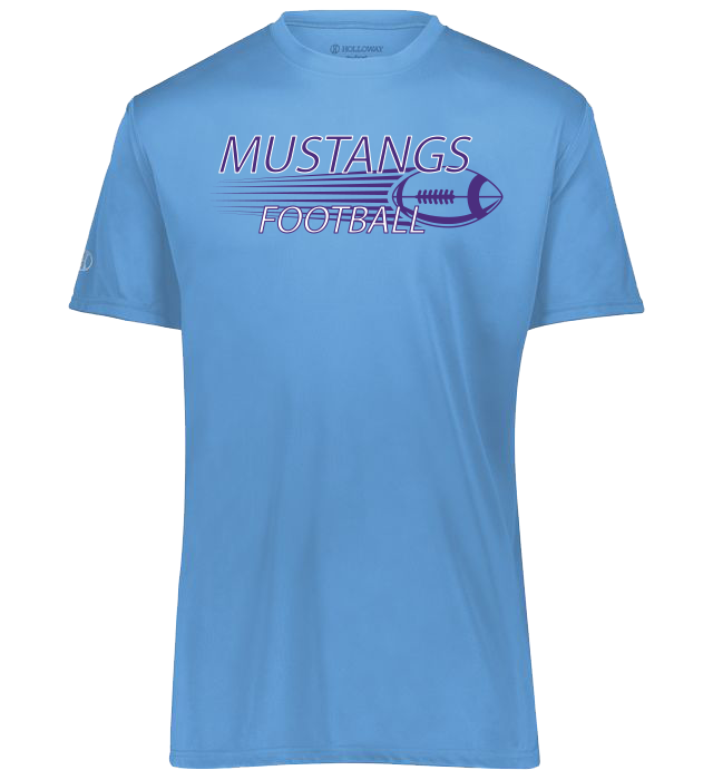 CUSTOM HOLLOWAY Football Columbia Blue T-SHIRT - 222818