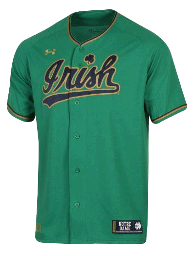 Green tackletwill jersey featuring Columbus OH custom embroidery of the team name Irish