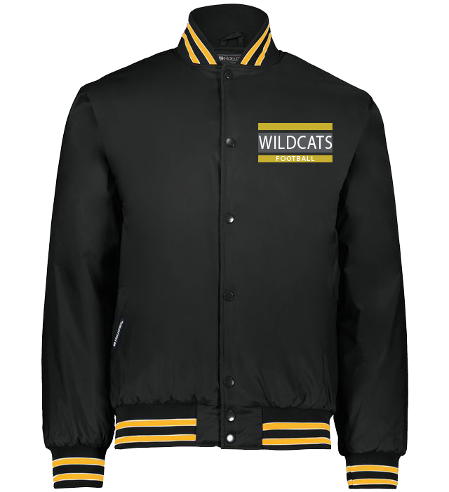 CUSTOM HOLLOWAY football WARM UPS AND JACKETS - 229140 black and gold wildcats football