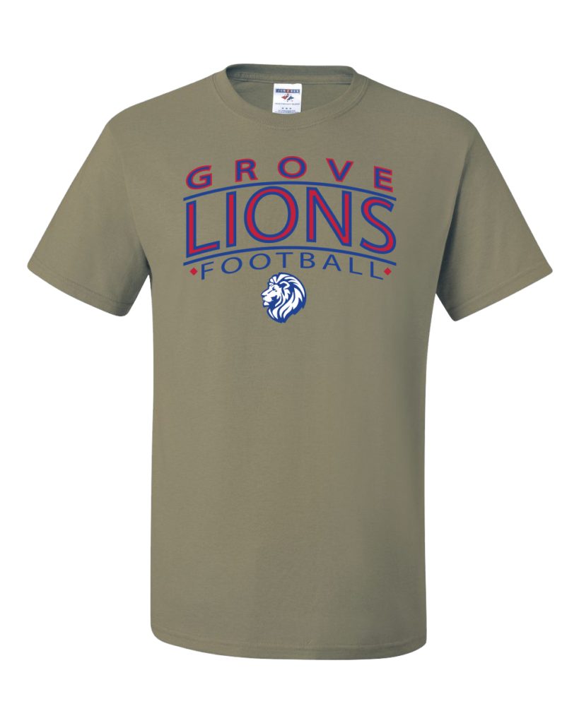 CUSTOM JERZEES T-SHIRT - 29MR Grove Lions Football