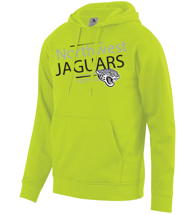 CUSTOM AUGUSTA Football HOODIES - 5414 Lime Northwest Jaguars