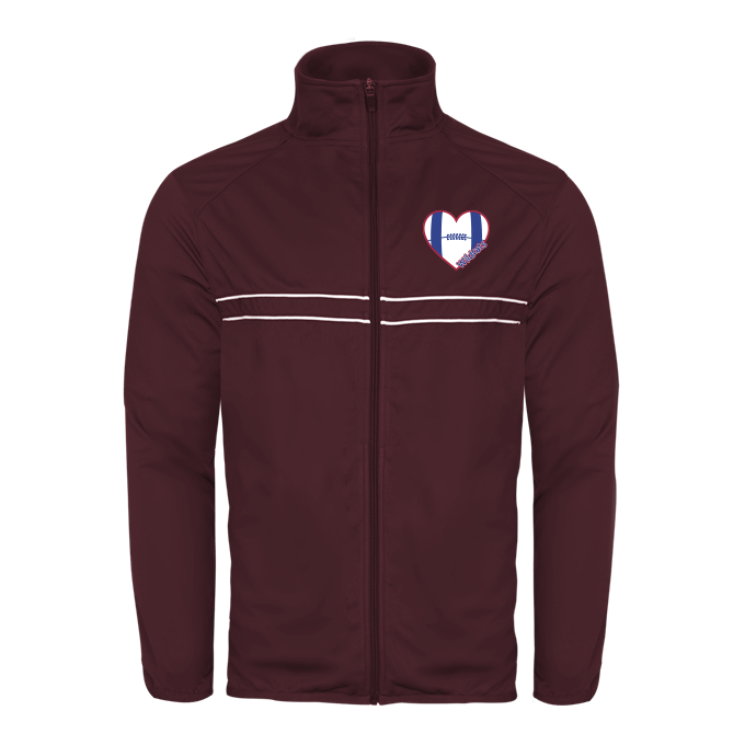 CUSTOM BADGER Football WARM UPS AND JACKETS - 772300 Maroon Wildcats Football
