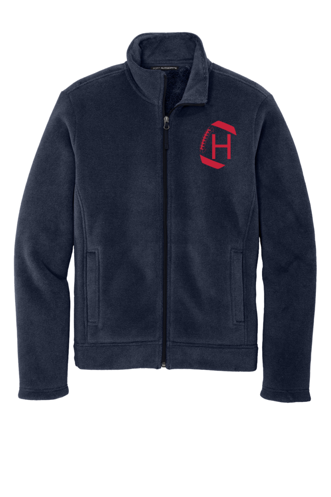 CUSTOM PORT AUTHORITY Football WARM UPS AND JACKETS - F211 Navy football