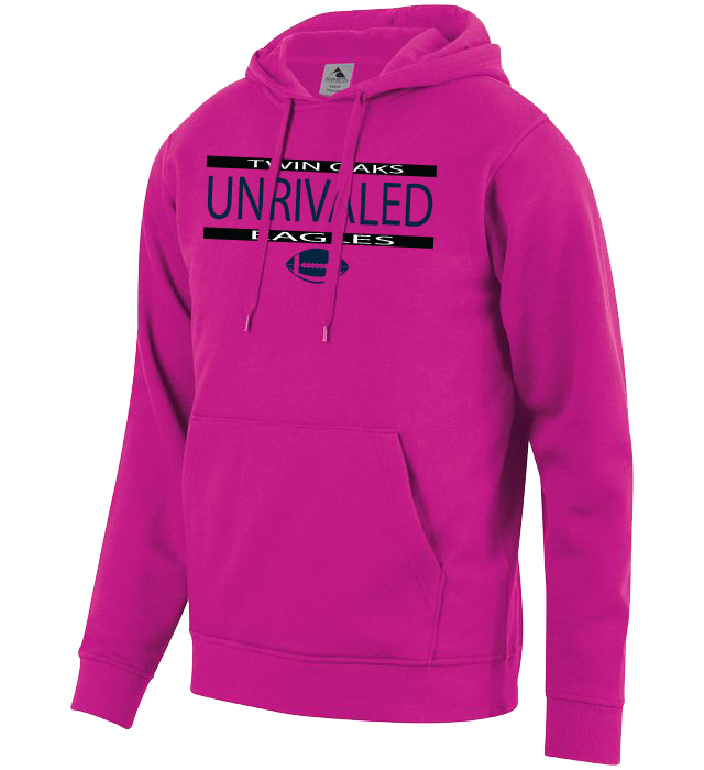 CUSTOM AUGUSTA Football HOODIES - 5414 Pink Parkside HS