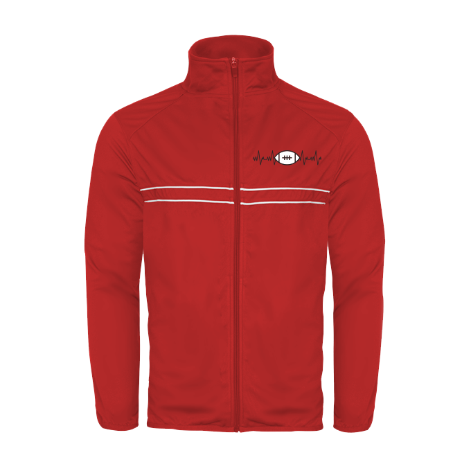 CUSTOM BADGER Football WARM UPS AND JACKETS - 772300 Red Football