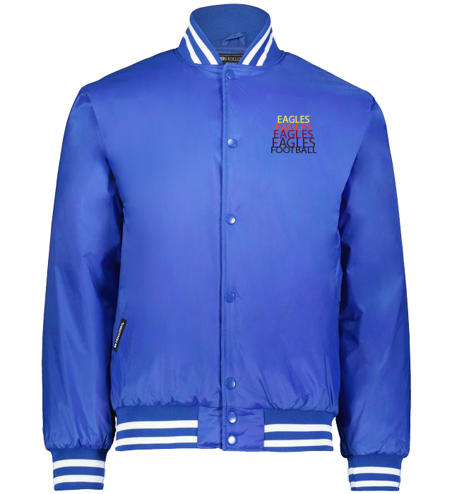 CUSTOM HOLLOWAY football WARM UPS AND JACKETS - 229140 royal and white eagles football