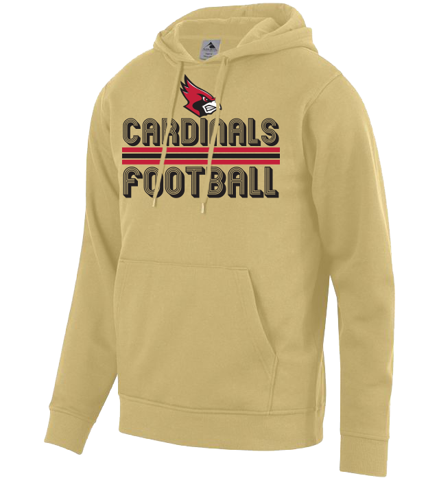 CUSTOM AUGUSTA Football HOODIES - 5414 Vegas Gold Cardinals Football