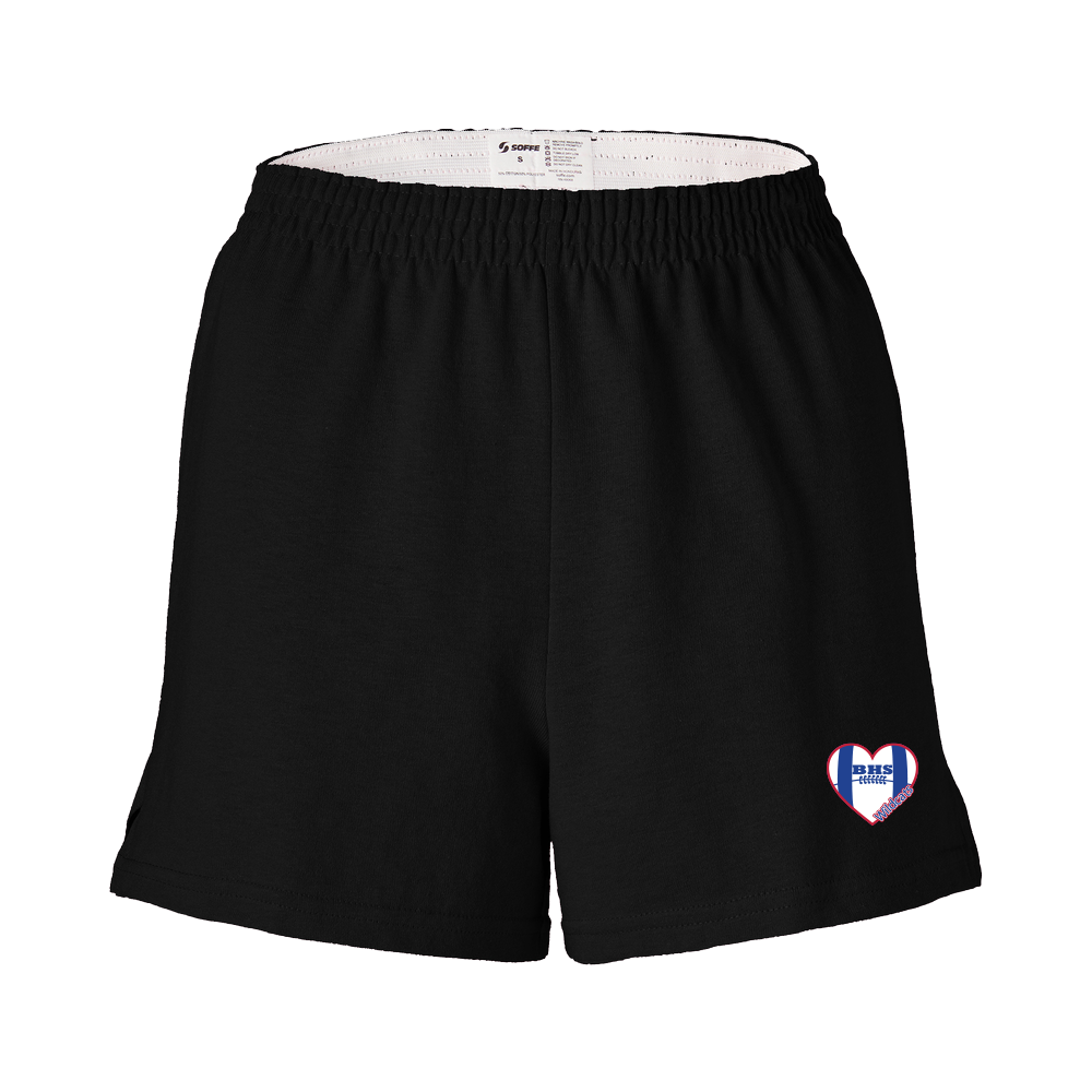 CUSTOM SOFFE Football TEAM SHORTS - M037 Black BHS