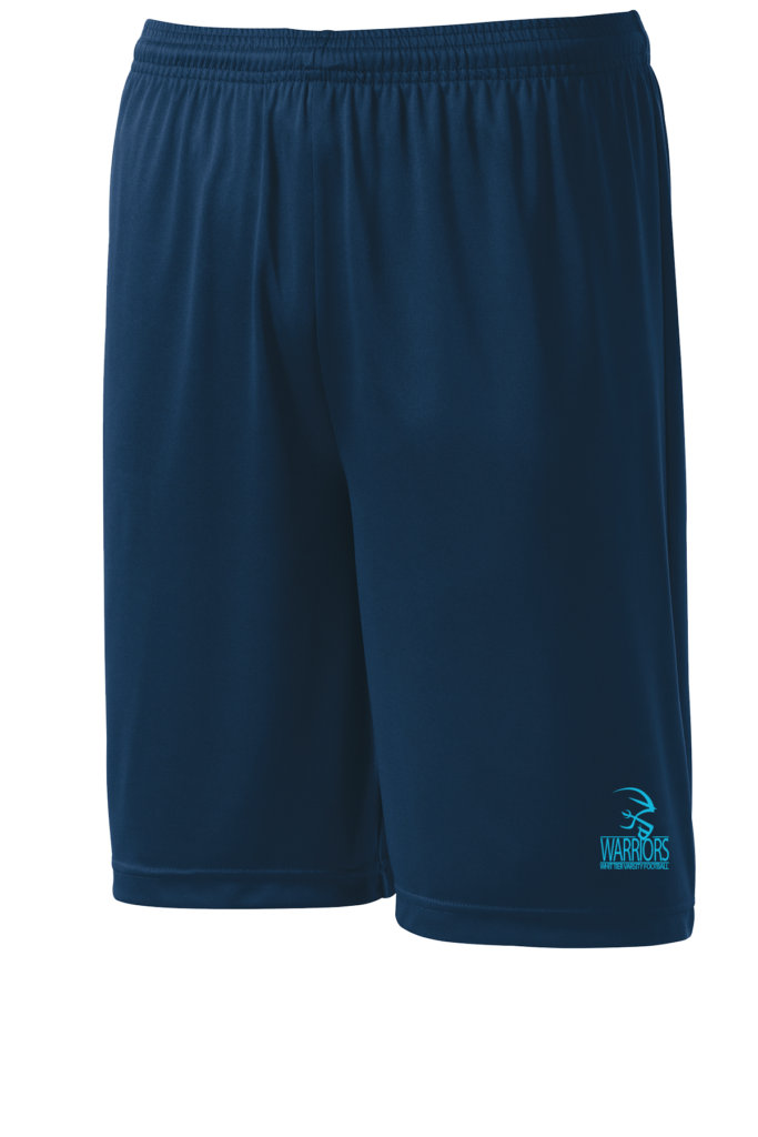 CUSTOM SPORT-TEK Football TEAM SHORTS - ST355 Navy Warriors
